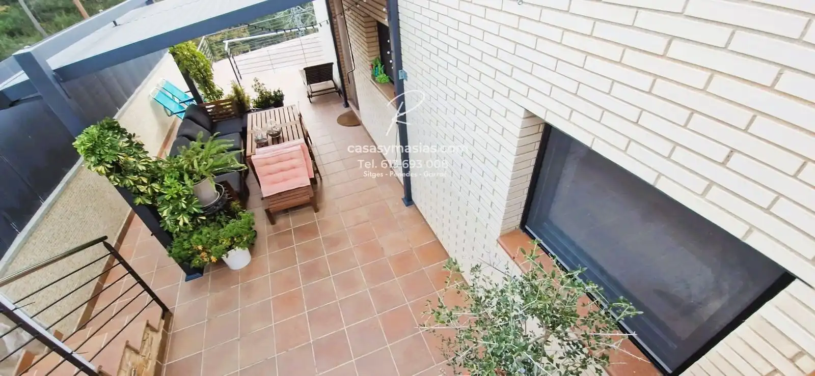 Terraza de Casa o chalet en venta en Vallirana con Aire acondicionado, Calefacción y Jardín privado