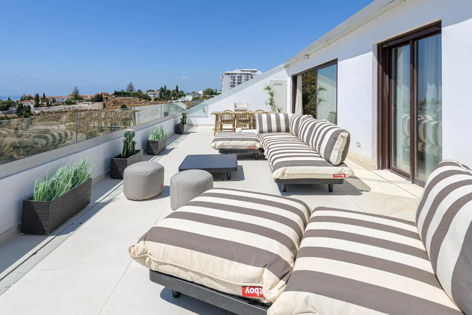 Terrasse von Dachboden zum Verkauf in Fuengirola mit Gemeinschaftspool