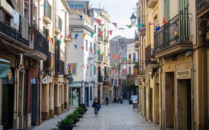 Vista exterior de Casa o xalet en venda en  Barcelona Capital amb Terrassa, Balcó i Alarma