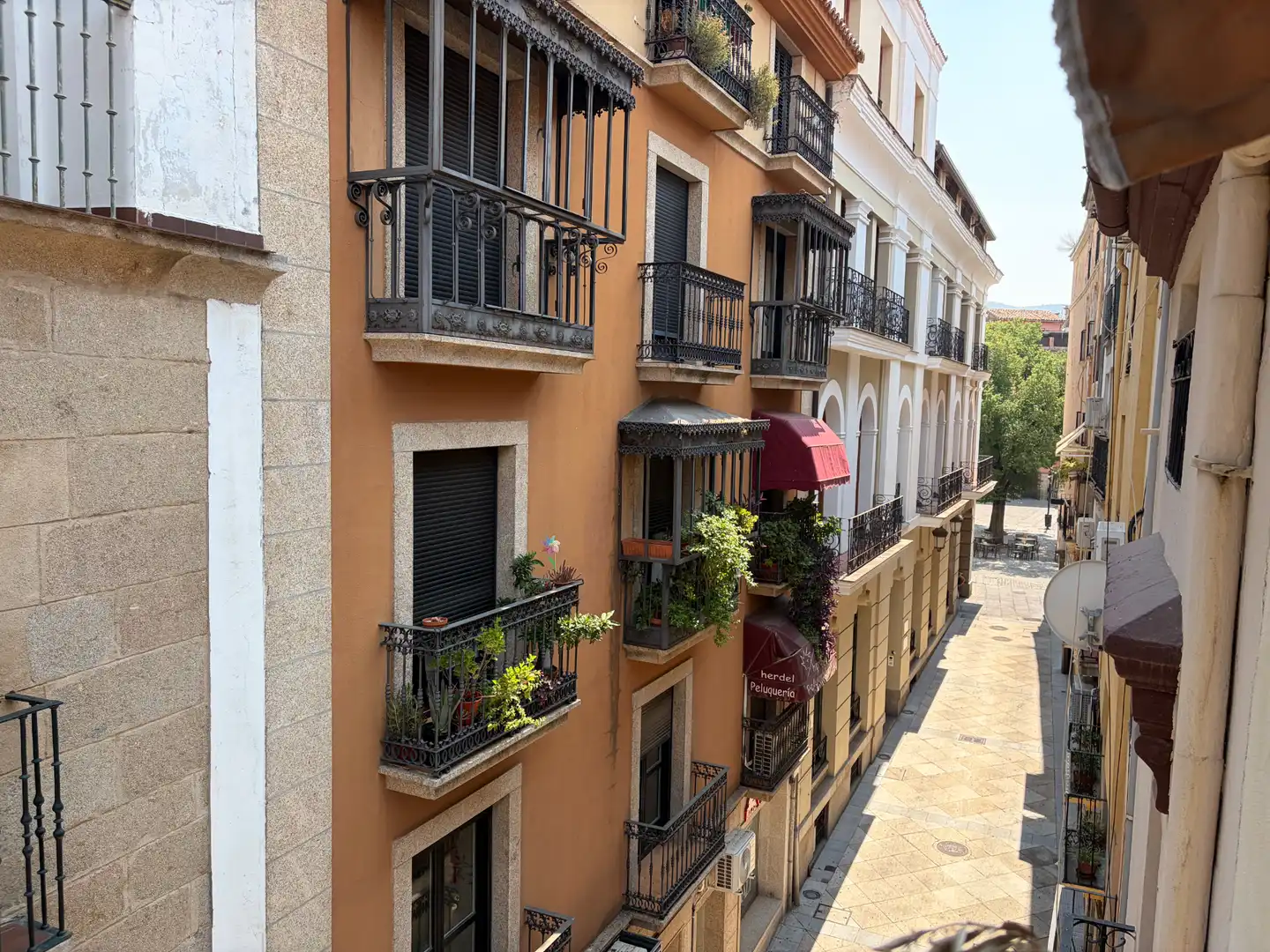 Balcony of Flat for sale in Plasencia  with Air Conditioner, Heating and Furnished