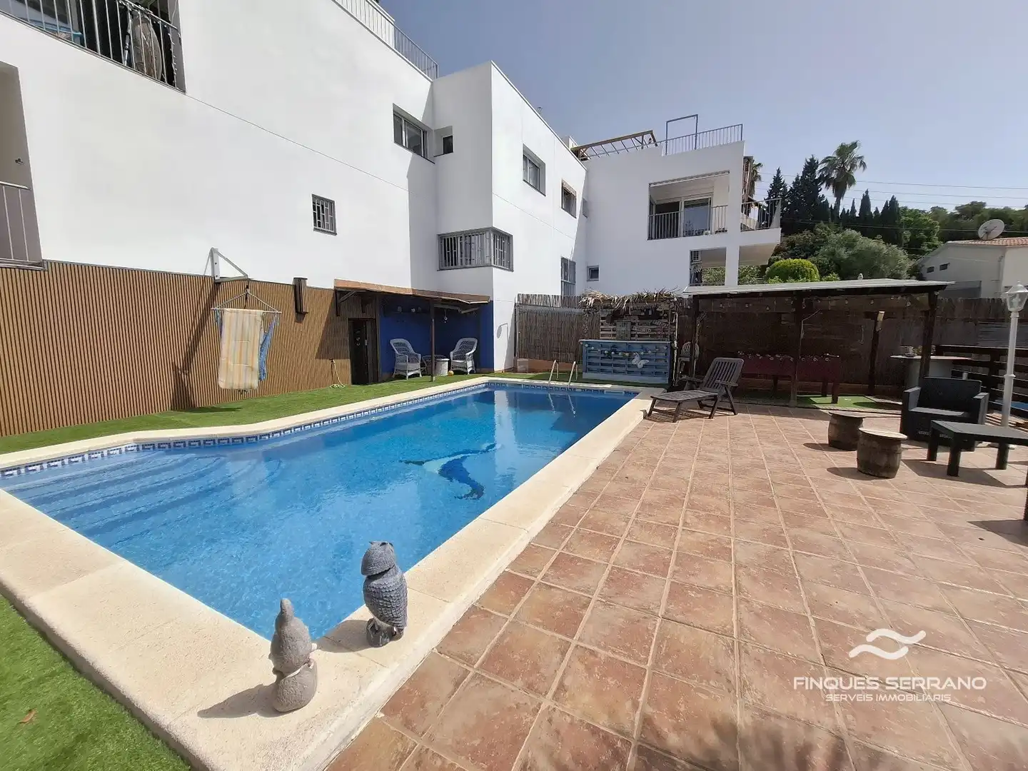 Piscina de Casa adosada en venda en Calafell amb Aire condicionat, Calefacció i Piscina