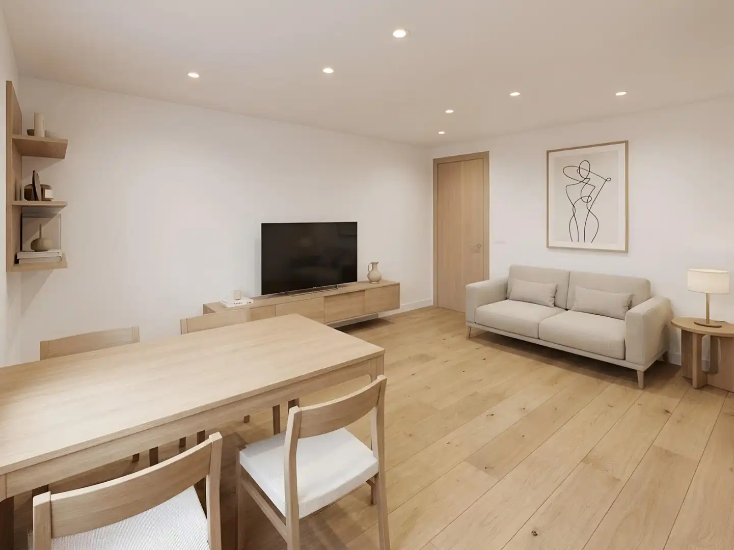 Sala de estar de Piso en venta en Terrassa