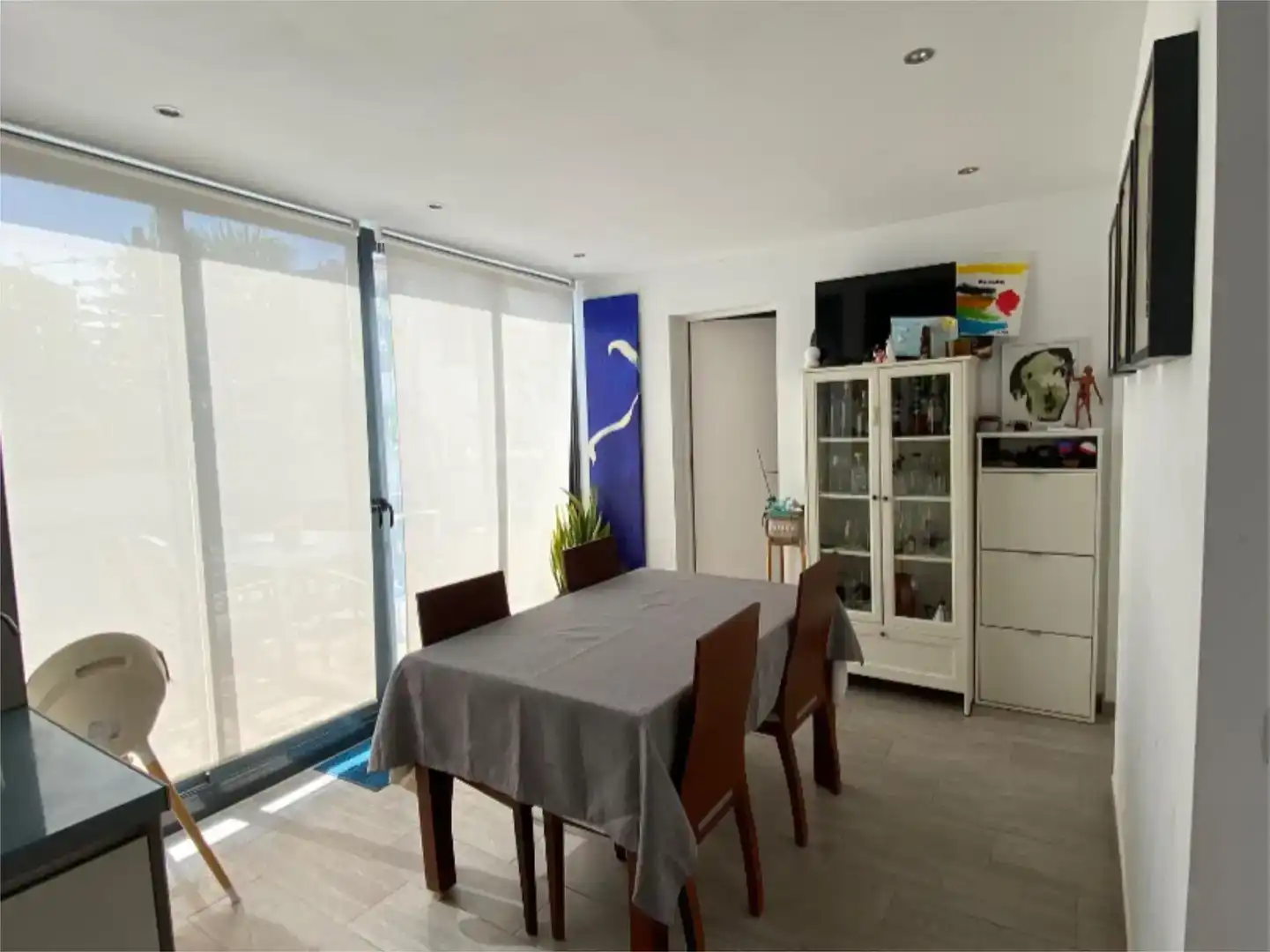 Esszimmer von Wohnung zum Verkauf in  Palma de Mallorca mit Klimaanlage, Privatgarten und Abstellraum
