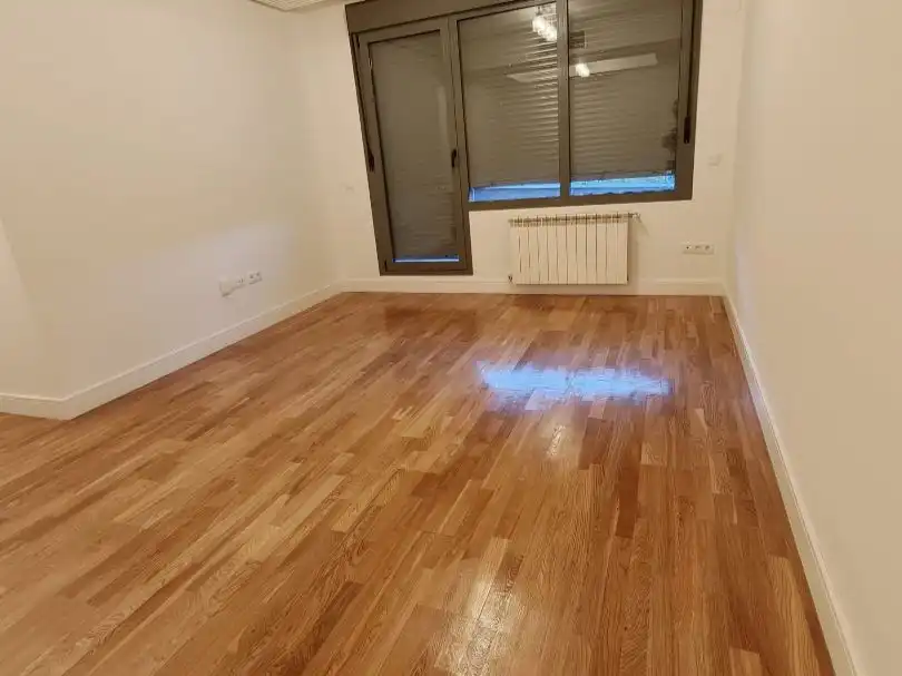 Living room of Flat for rent in Madrid  with Air Conditioner, Heating and Private garden