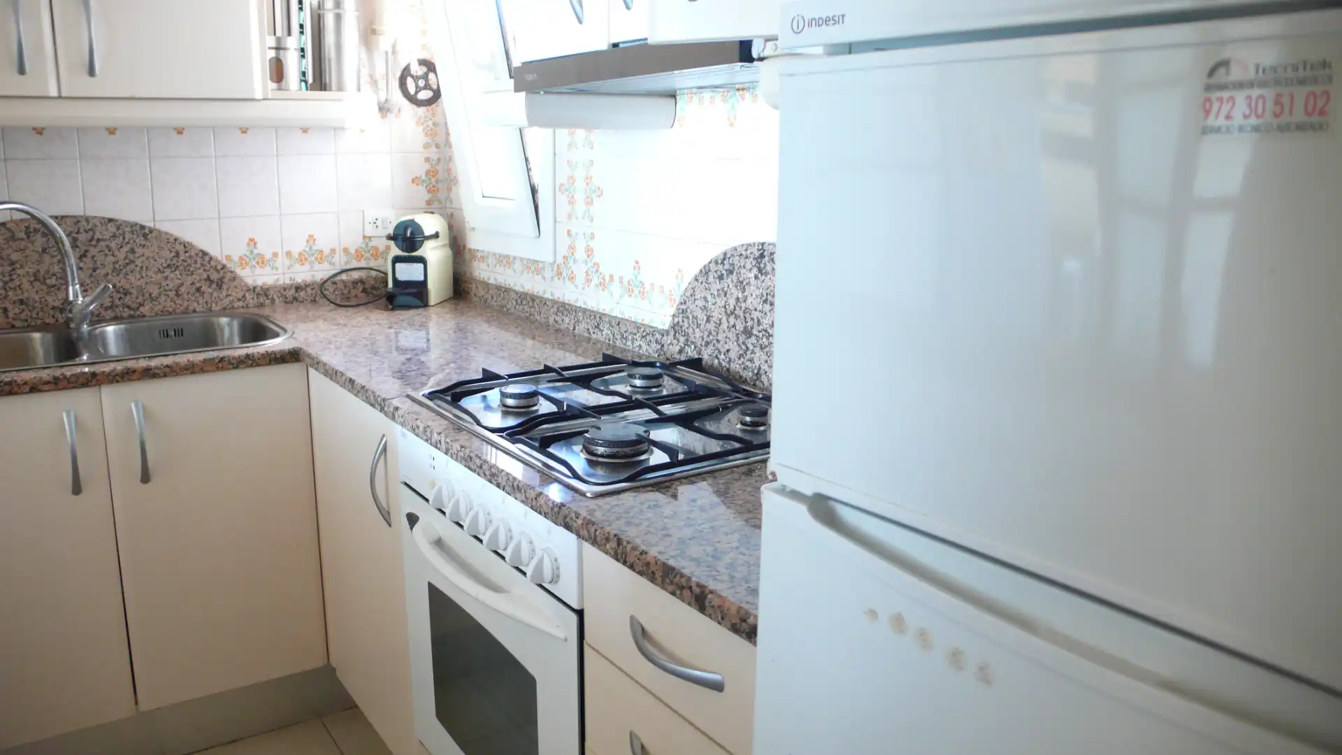 Cuina de Apartament en venda en Calonge i Sant Antoni amb Calefacció, Terrassa i Moblat