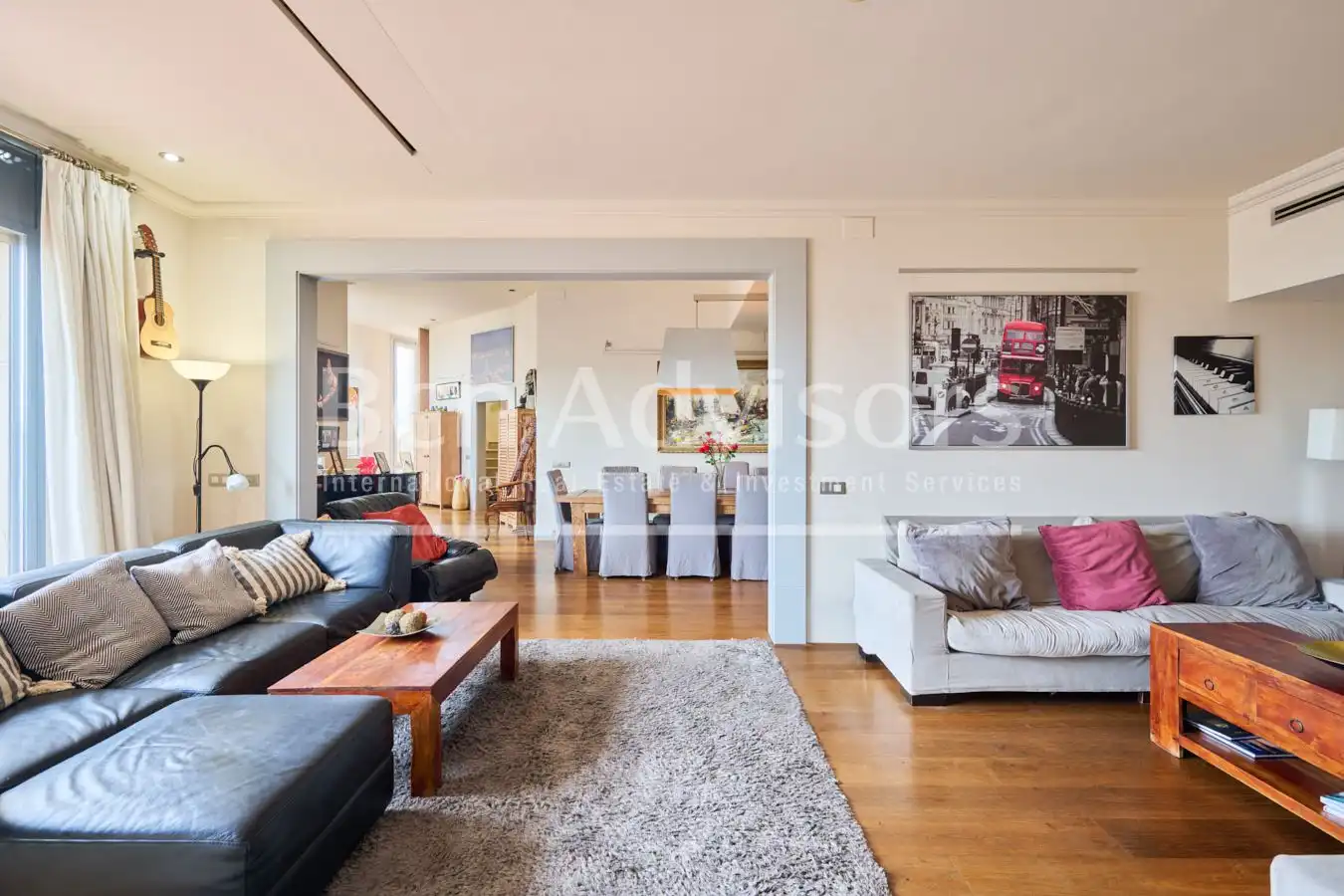 Living room of Attic for sale in Barcelona  with Air Conditioner, Heating and Parquet flooring
