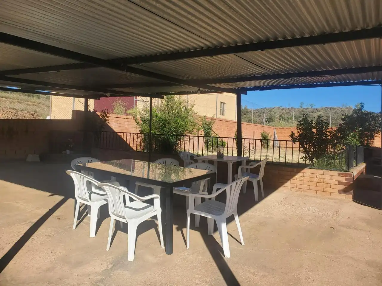 Terraza de Casa o chalet en venta en Moros con Calefacción, Jardín privado y Piscina