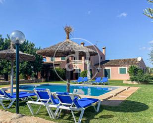 Garden of House or chalet to rent in Llucmajor  with Air Conditioner, Heating and Private garden