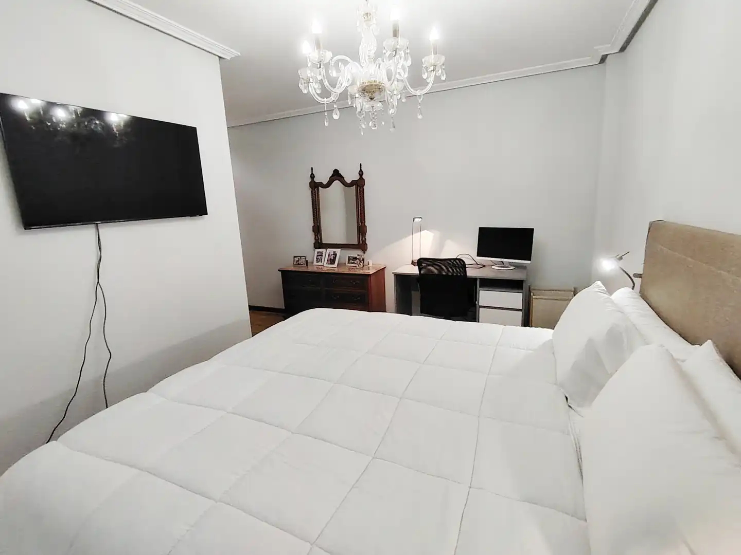 Bedroom of Flat for sale in Gijón   with Heating, Parquet flooring and Terrace