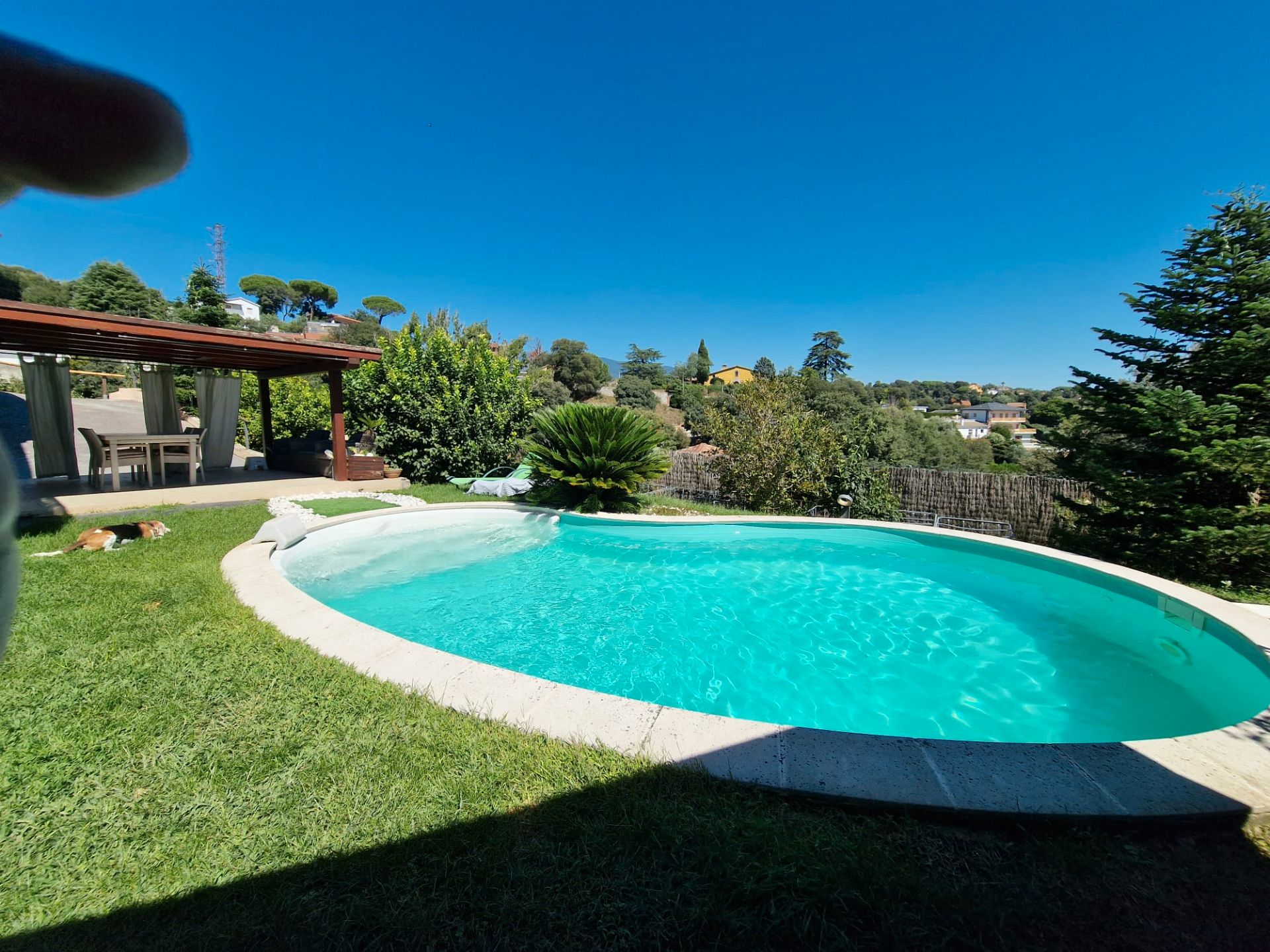 Piscina de Casa o chalet en venta en Santa Maria de Palautordera con Aire acondicionado, Calefacción y Jardín privado