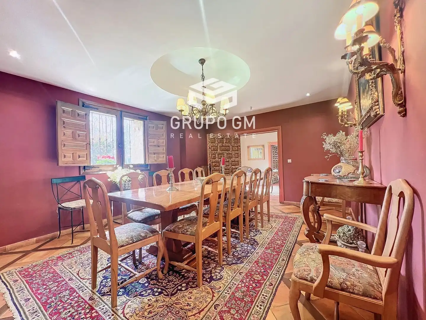Dining room of Houses for sale in  Logroño  with Terrace, Storage room and Swimming Pool