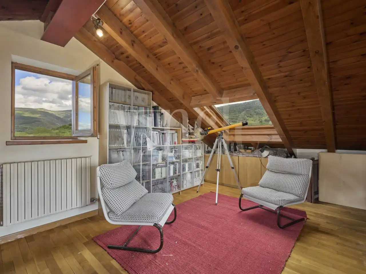Living room of Detached homes for sale in Puigcerdà  with Heating, Parquet flooring and Terrace