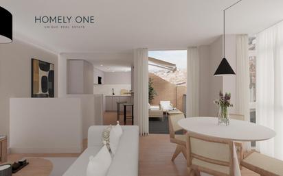 Living room of Flat for sale in  Madrid Capital  with Air Conditioner, Heating and Terrace