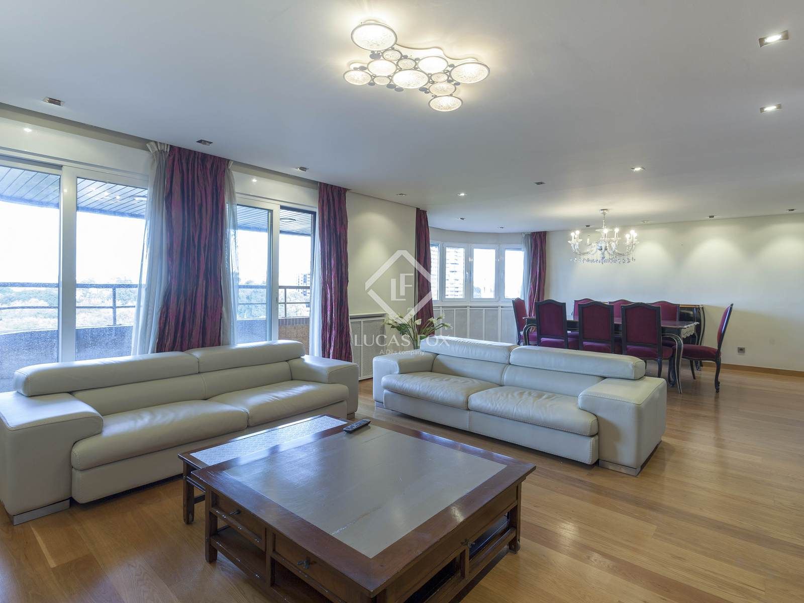 Sala d'estar de Pis en venda en  Valencia Capital amb Aire condicionat, Calefacció i Parquet