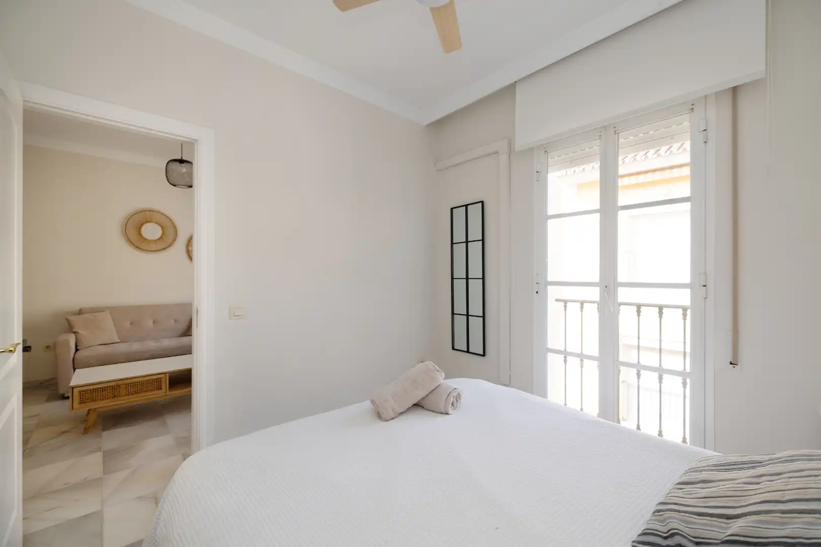 Bedroom of Flat for sale in Málaga  with Air Conditioner, Heating and Storage room