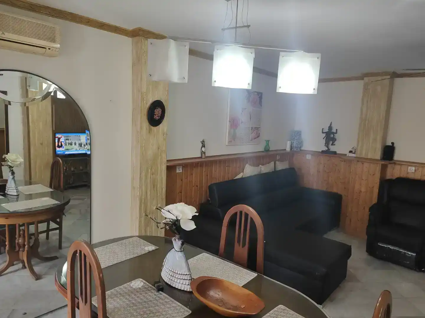 Wohnzimmer von Wohnung zur Miete in Cenes de la Vega mit Klimaanlage und Balkon