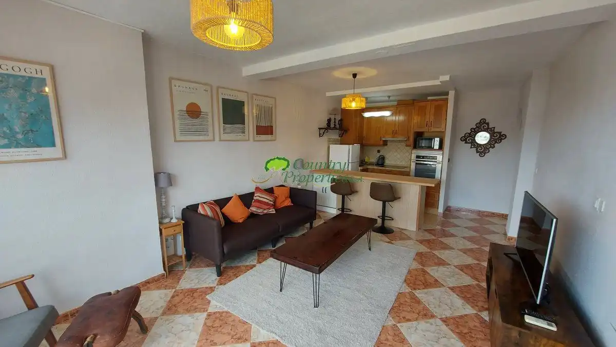 Sala de estar de Apartamento en venta en Almuñécar con Aire acondicionado y Piscina comunitaria
