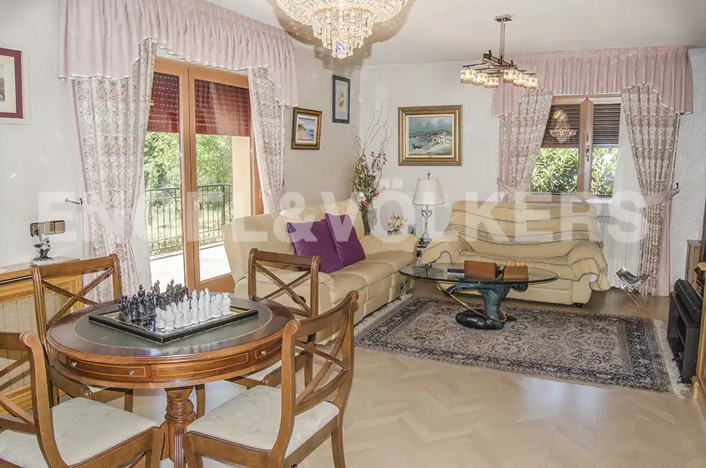 Living room of Houses for sale in El Escorial  with Heating, Private garden and Terrace