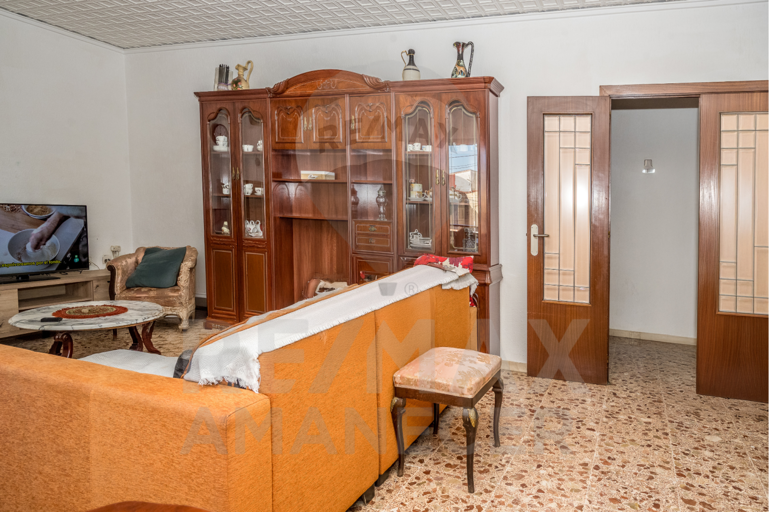 Sala de estar de Piso en venta en Cocentaina con Aire acondicionado, Calefacción y Amueblado