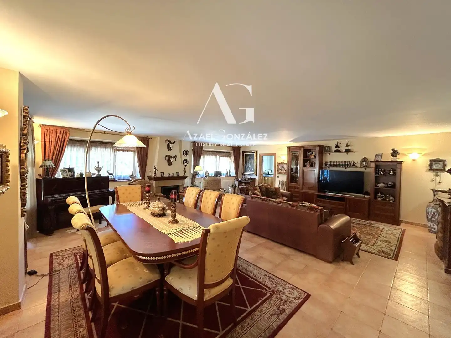 Sala de estar de Casa o chalet en venta en Ruente con Calefacción, Jardín privado y Terraza