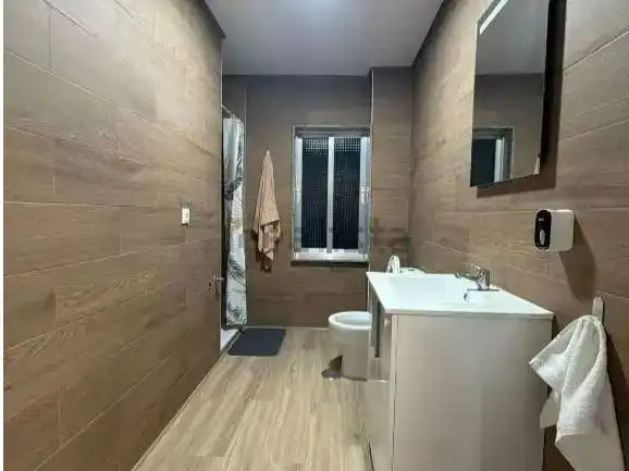 Bathroom of Flat for rent in Degaña  with Parquet flooring and Furnished