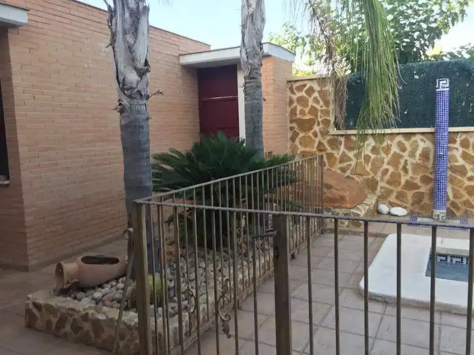 Vista exterior de Casa o chalet de alquiler en Murcia con Aire acondicionado, Jardín privado y Piscina