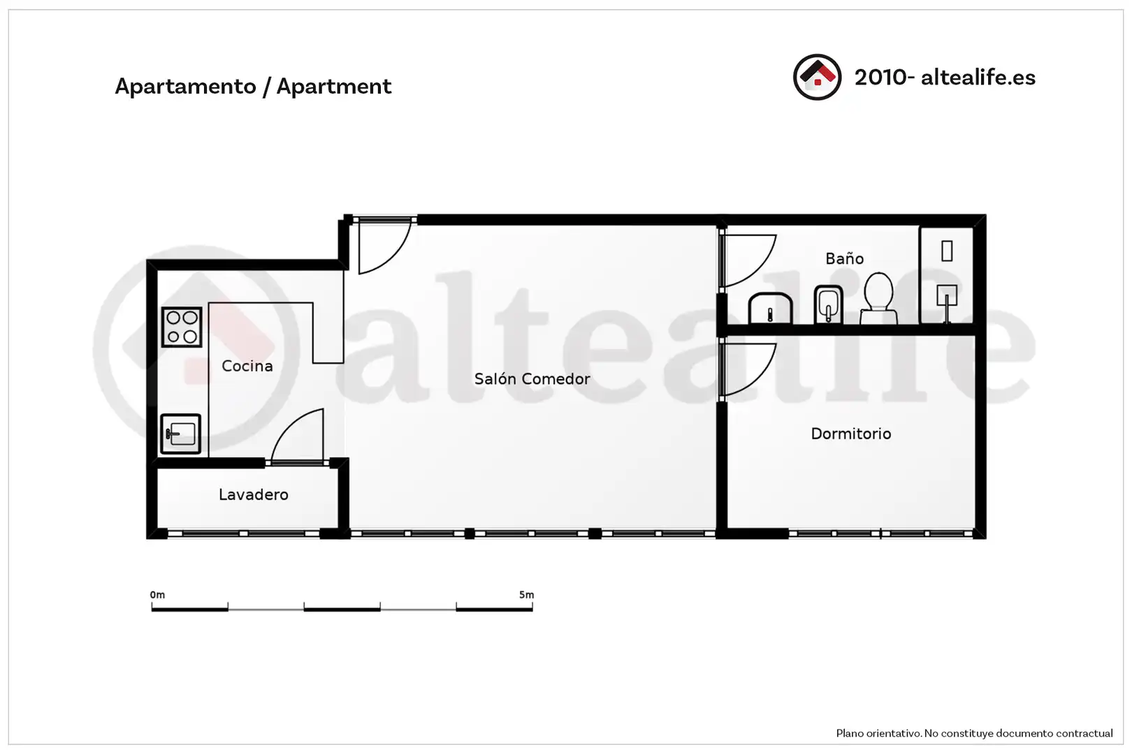 Habitación de Apartamento en venta en Altea con Aire acondicionado