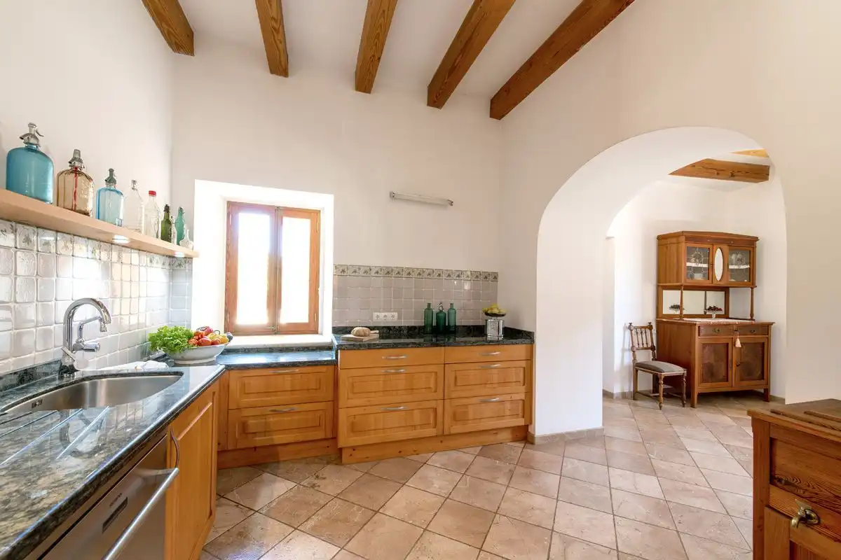 Cocina de Casa o chalet de alquiler en Campos con Calefacción, Jardín privado y Terraza