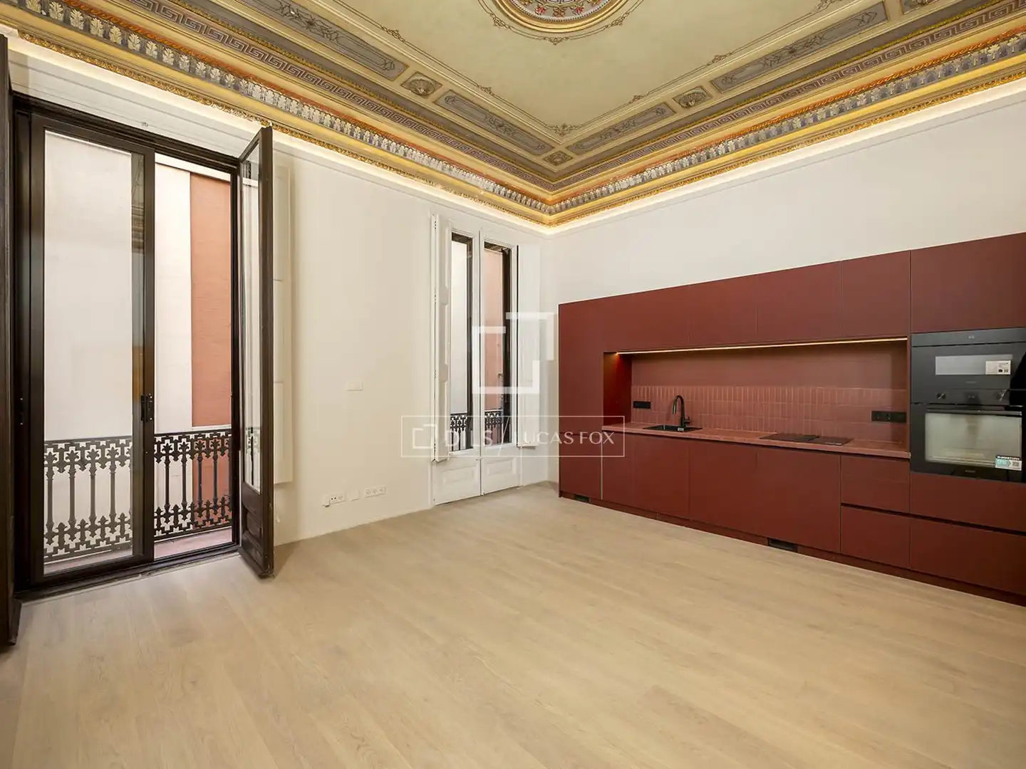 Sala d'estar de Pis en venda en Barcelona amb Aire condicionat, Calefacció i Balcó