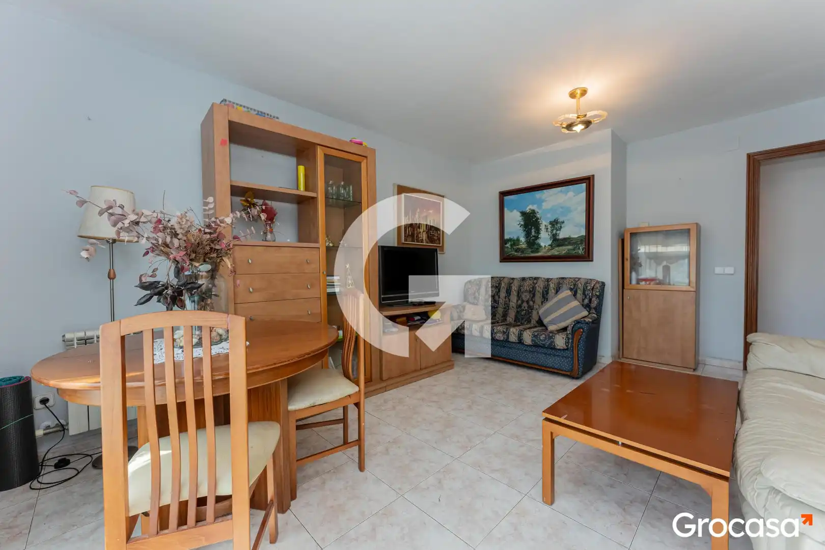 Living room of Flat for sale in Cornellà de Llobregat  with Heating and Balcony