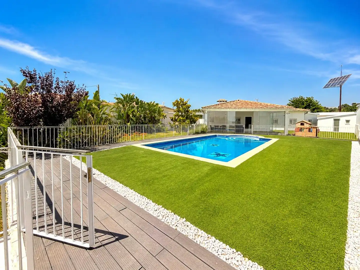 Piscina de Casa o xalet en venda en Carlet amb Aire condicionat, Calefacció i Jardí privat