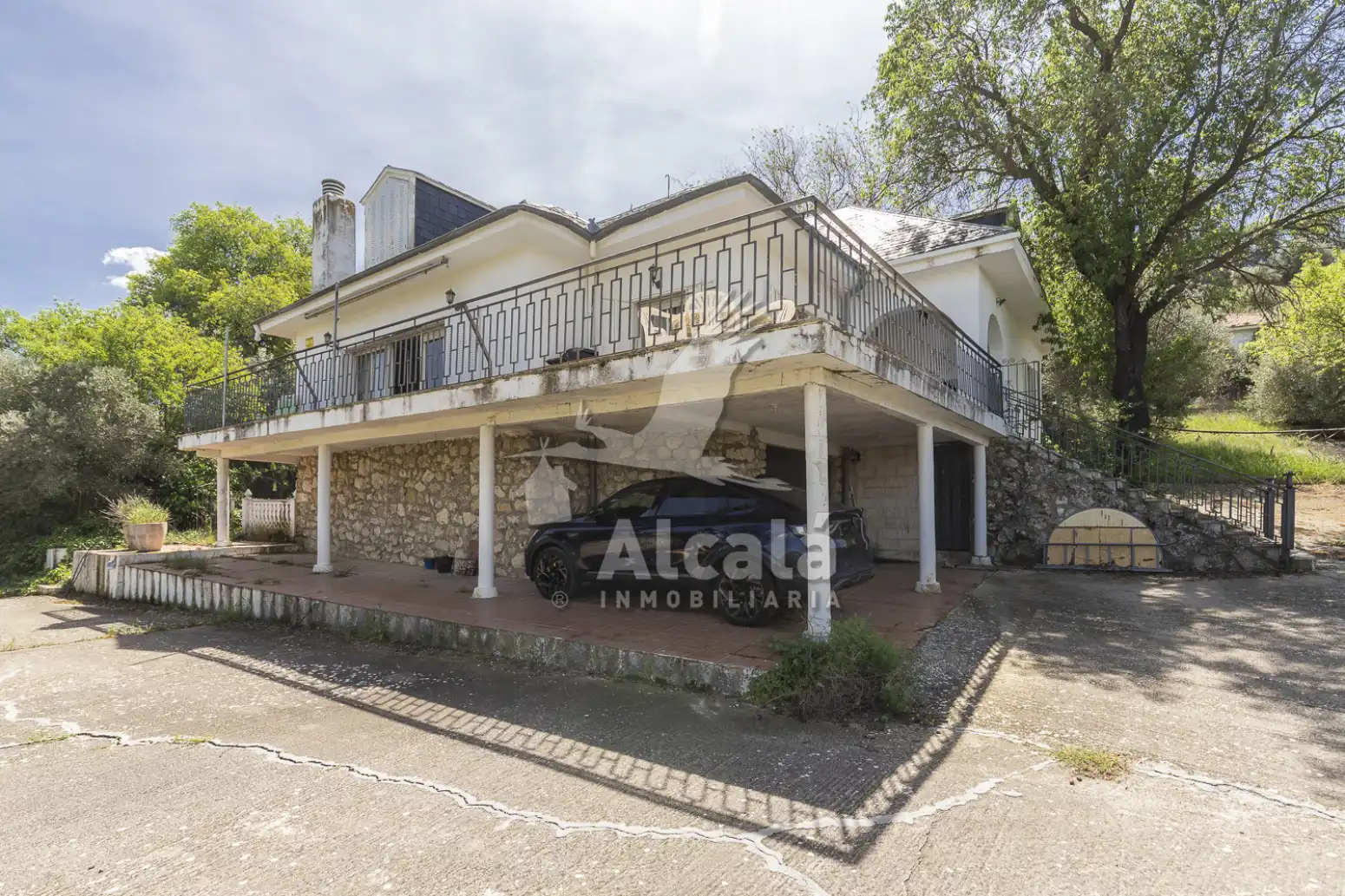 Vista exterior de Casa o chalet en venta en Valverde de Alcalá con Calefacción, Terraza y Trastero