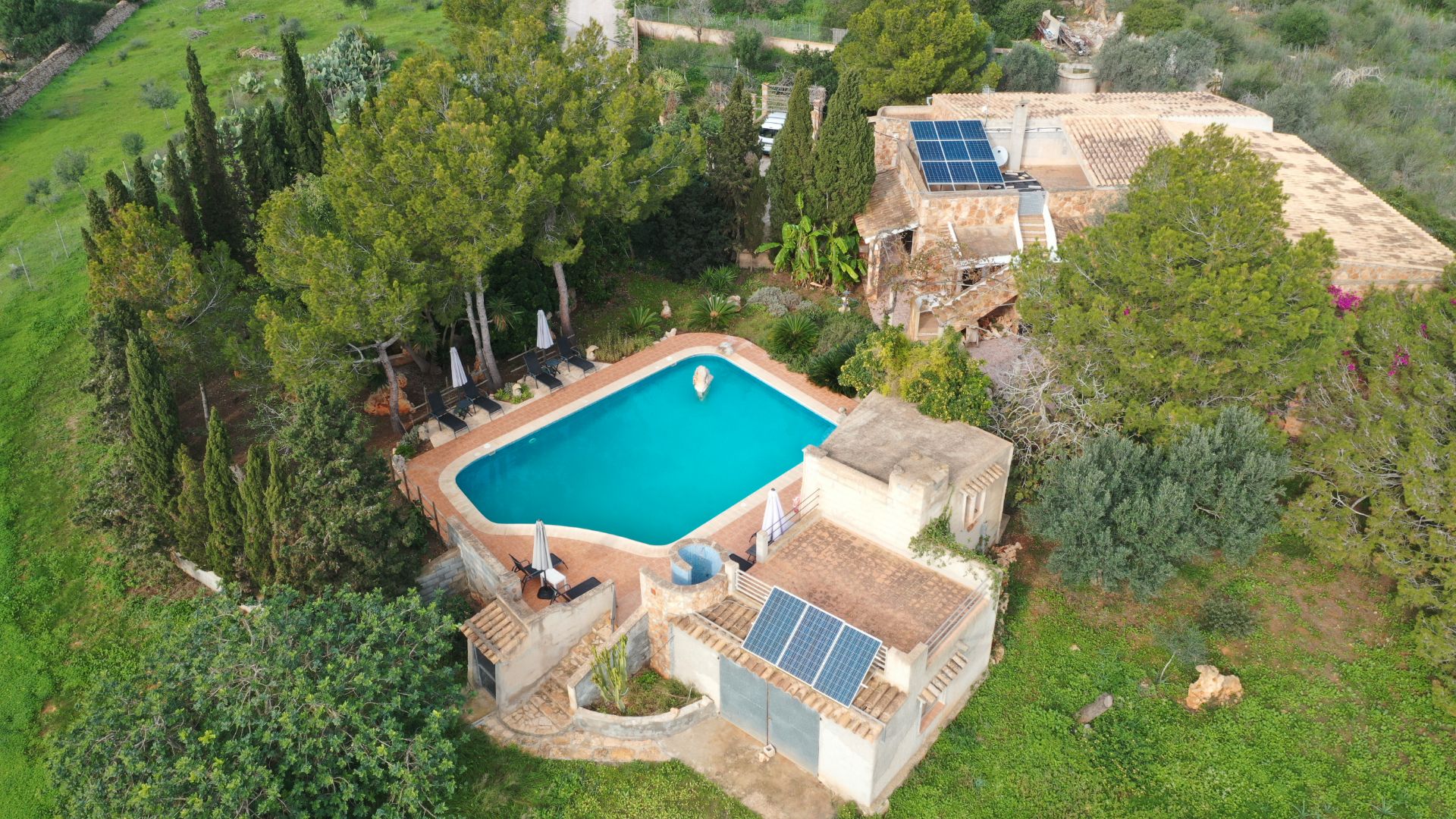 Piscina de Finca rústica en venda en Felanitx amb Jardí privat, Terrassa i Traster