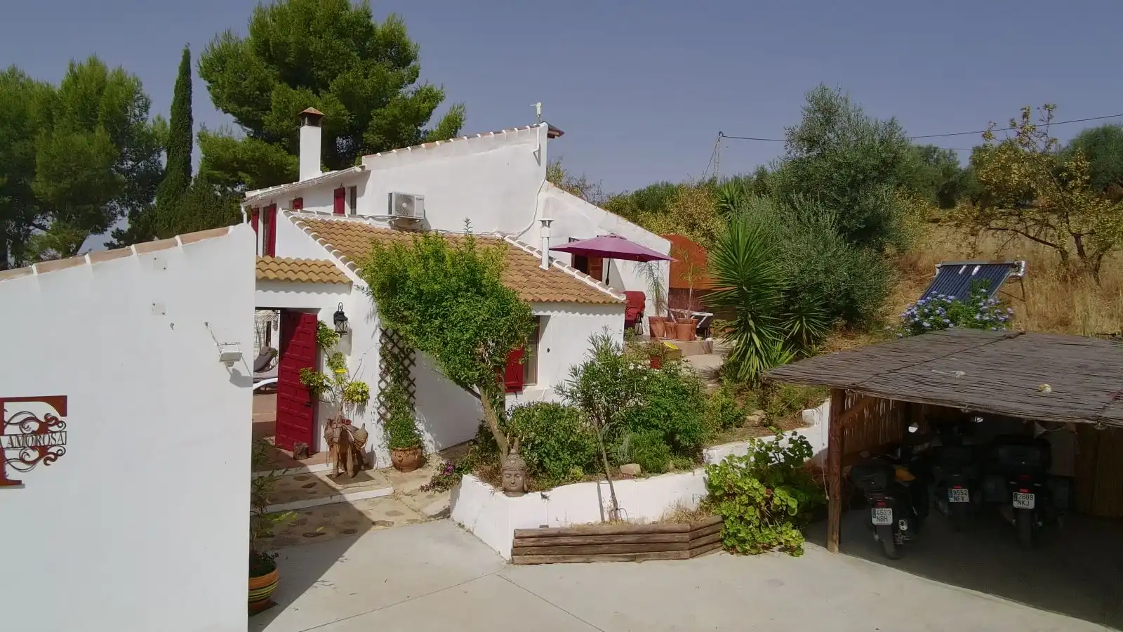 Exterior view of Country homes for sale in Villanueva de la Concepción  with Air Conditioner, Heating and Private garden