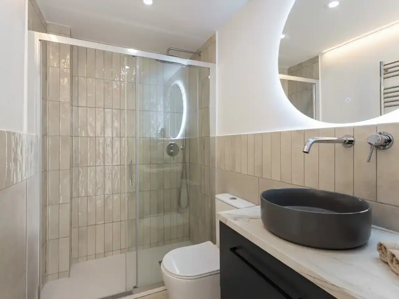 Baño de Casa o chalet en venta en Badalona con Aire acondicionado y Balcón