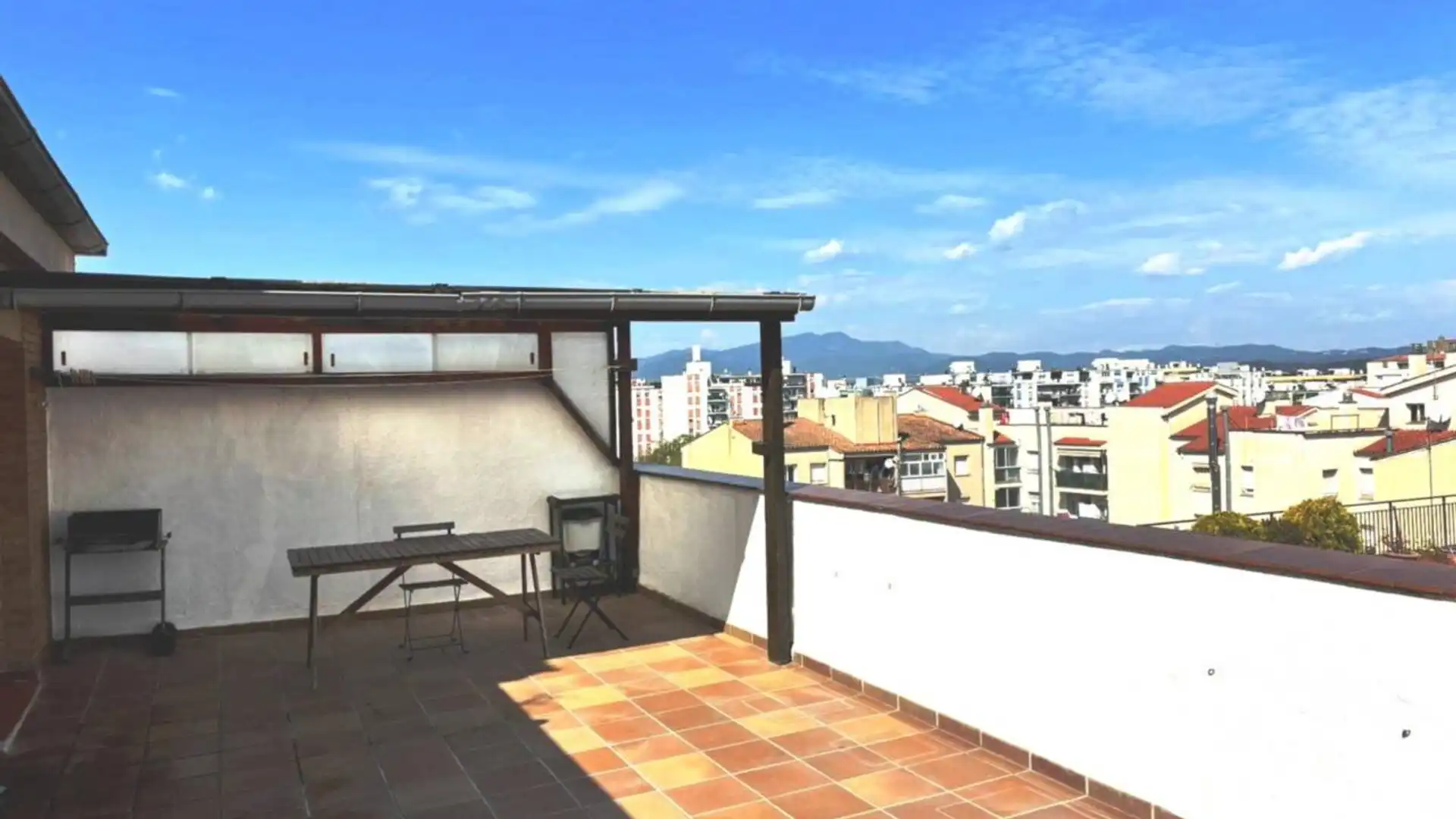 Terrace of Attic for sale in Girona Capital  with Air Conditioner, Heating and Terrace