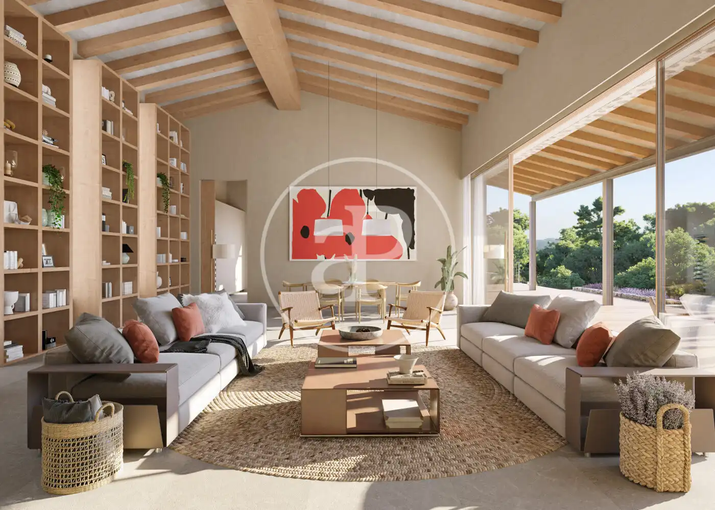 Living room of Houses for sale in Deià  with Air Conditioner, Heating and Private garden