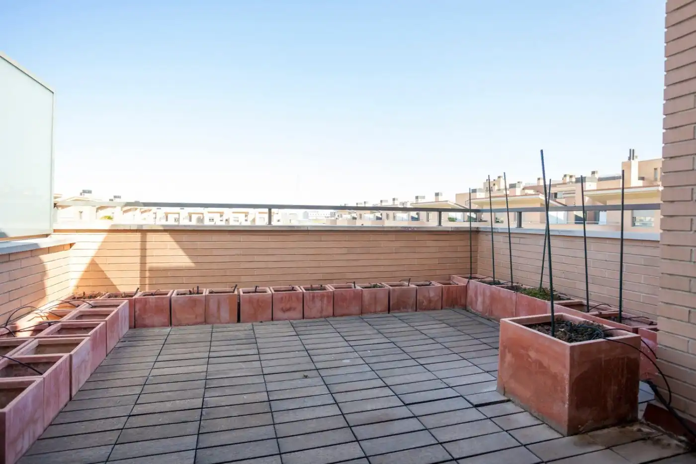 Terrace of Detached homes for sale in Zaragoza  with Air Conditioner, Heating and Private garden