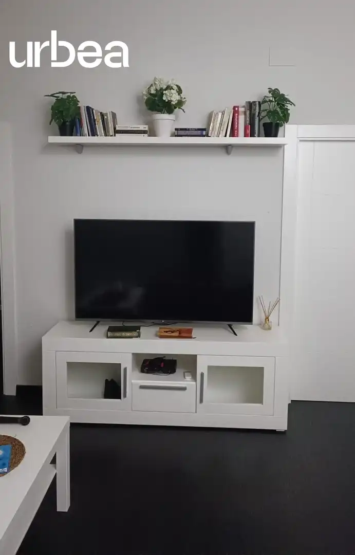 Sala d'estar de Pis per a compartir en Málaga amb Calefacció, Terrassa i Balcó