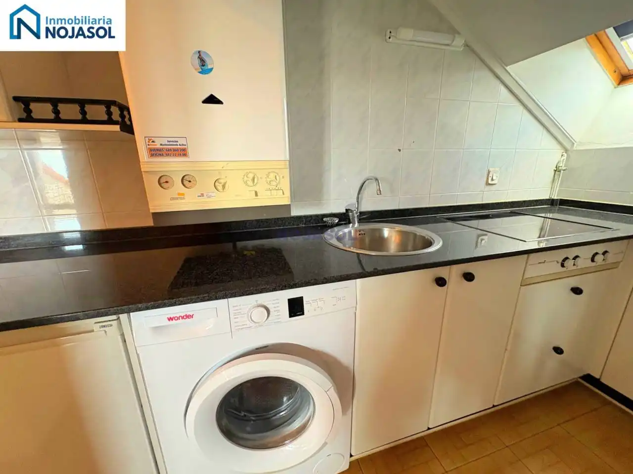 Kitchen of Flat for rent in Noja  with Heating, Terrace and Furnished