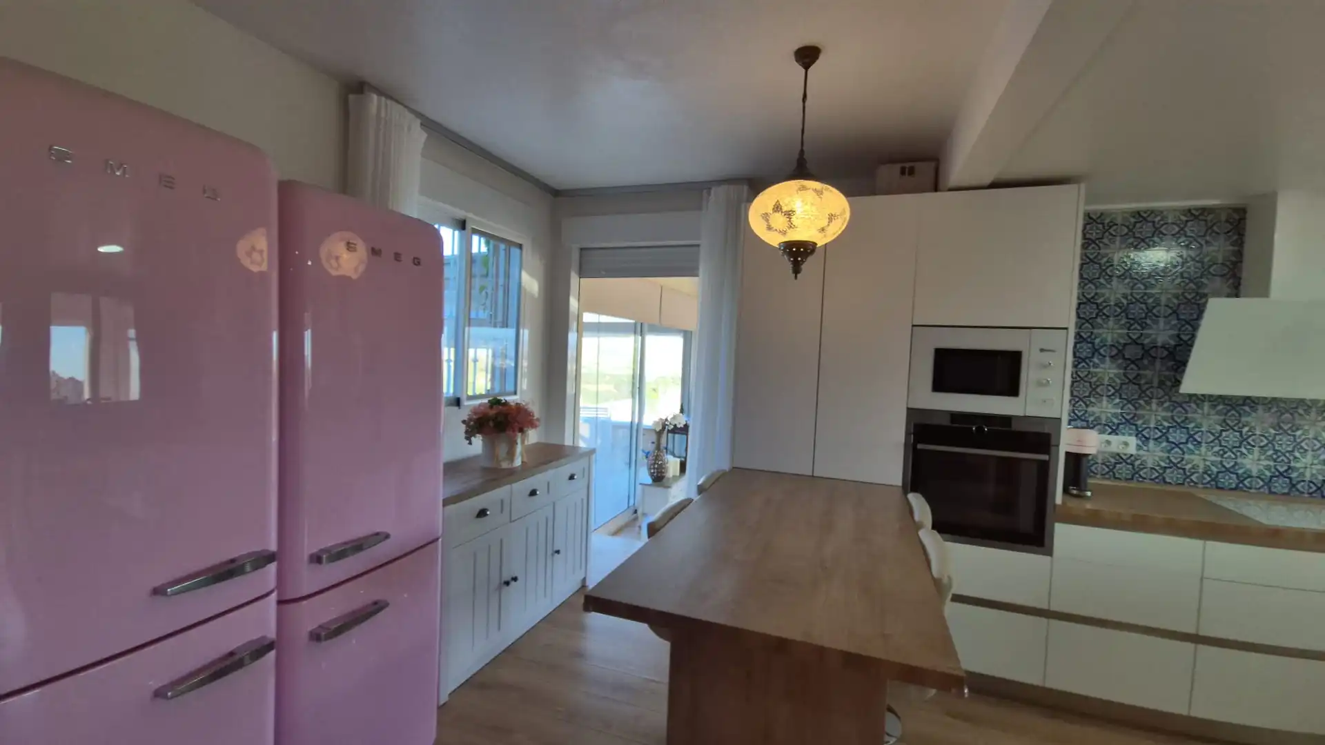 Cuina de Casa adosada en venda en Murcia amb Aire condicionat, Jardí privat i Terrassa