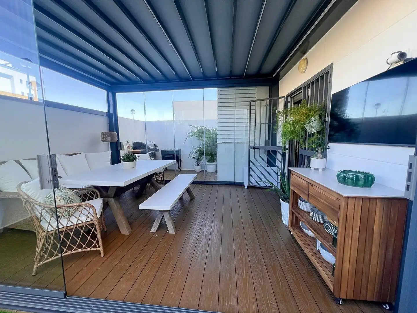 Terrace of Flat for sale in Torremolinos  with Air Conditioner, Private garden and Terrace