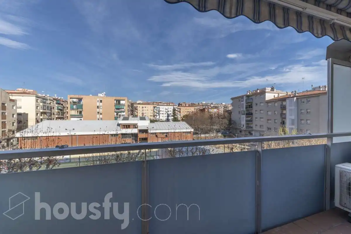 Terrace of Flat for rent in Mataró  with Air Conditioner, Heating and Parquet flooring