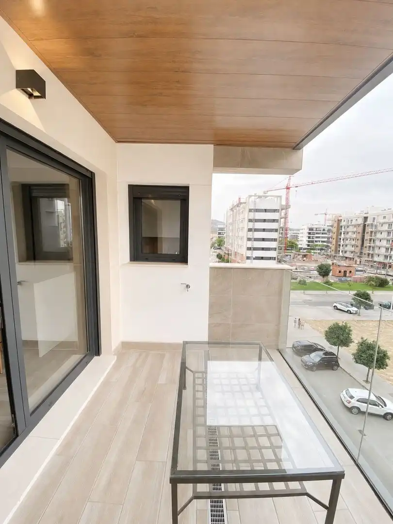 Balcony of Flat for rent in Córdoba  with Heating, Terrace and Storage room