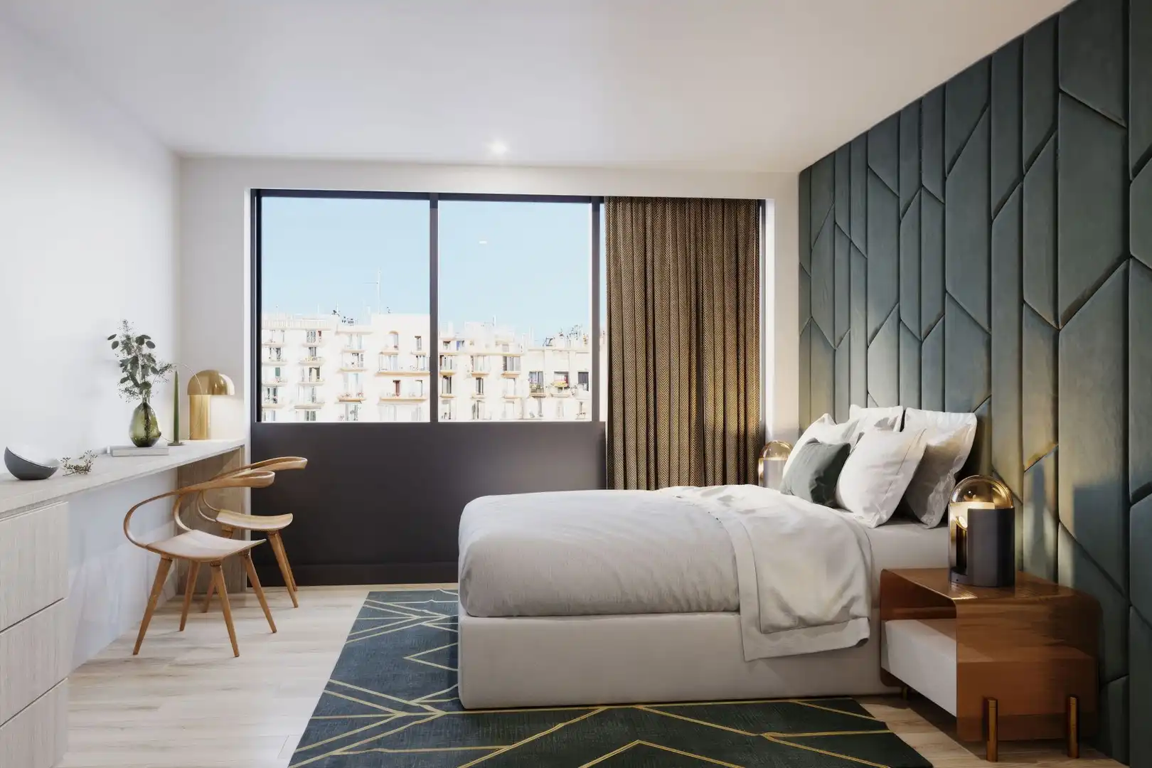 Bedroom of Office for sale in Barcelona  with Air Conditioner and Heating