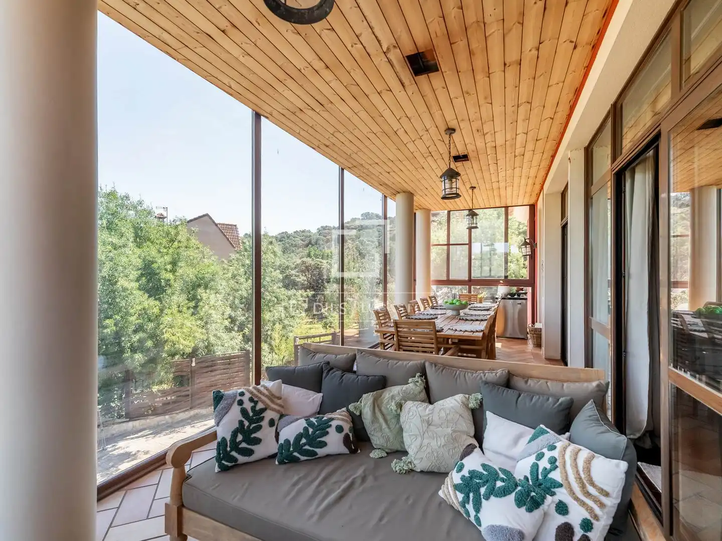 Terraza de Casa o chalet en venta en Las Rozas de Madrid con Aire acondicionado, Calefacción y Jardín privado