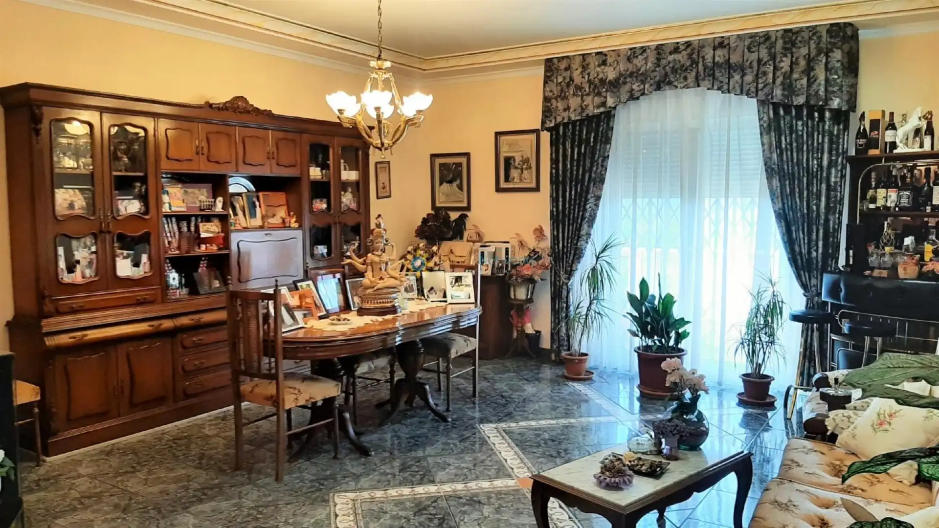 Wohnzimmer von Haus oder Chalet zum Verkauf in Benigànim mit Klimaanlage, Privatgarten und Terrasse