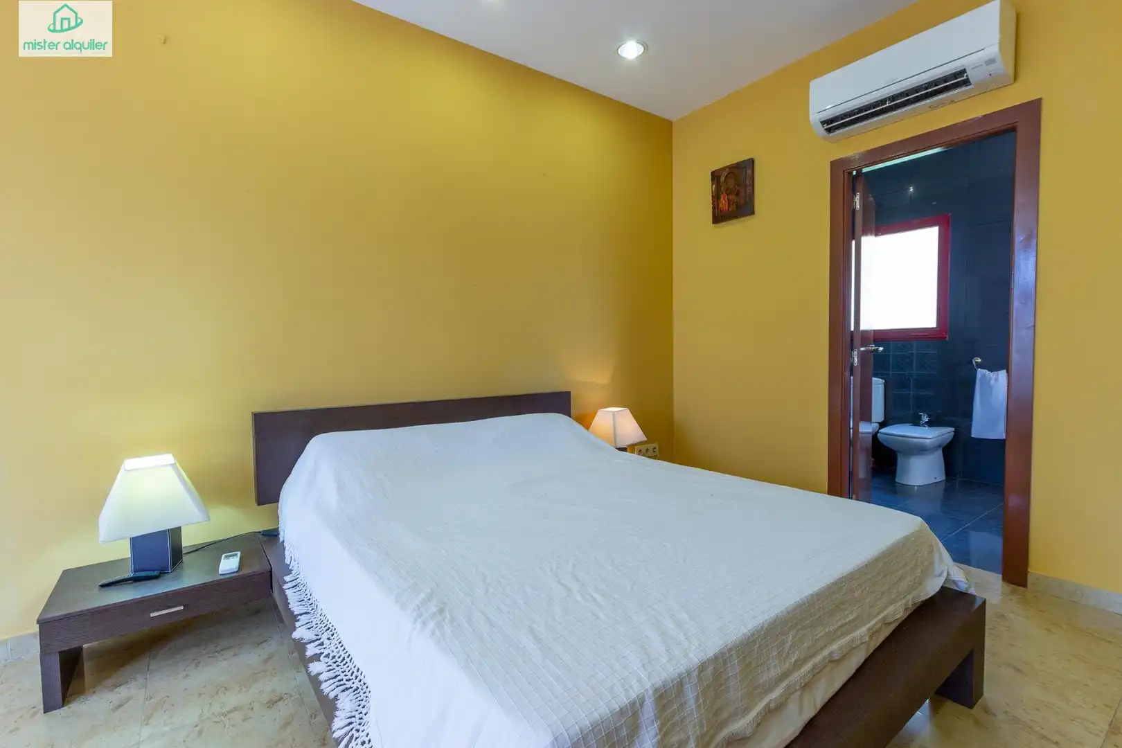 Bedroom of Apartments for rent in El Campello  with Air Conditioner, Terrace and Furnished