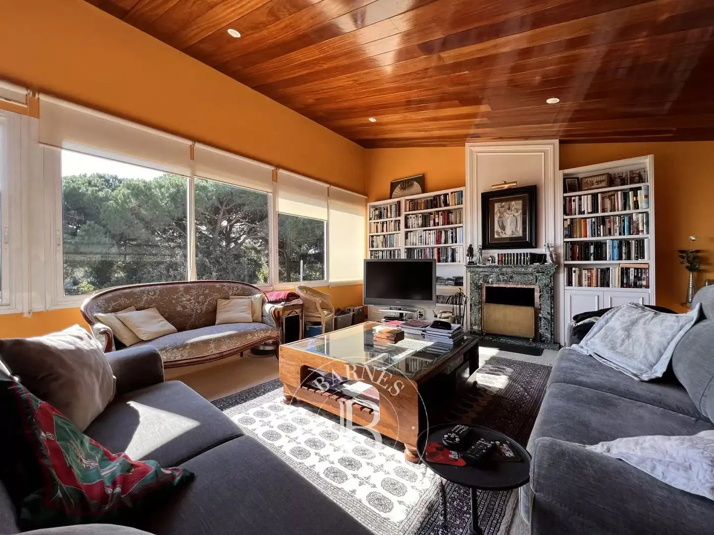Living room of Houses for sale in Sant Andreu de Llavaneres  with Heating, Private garden and Storage room