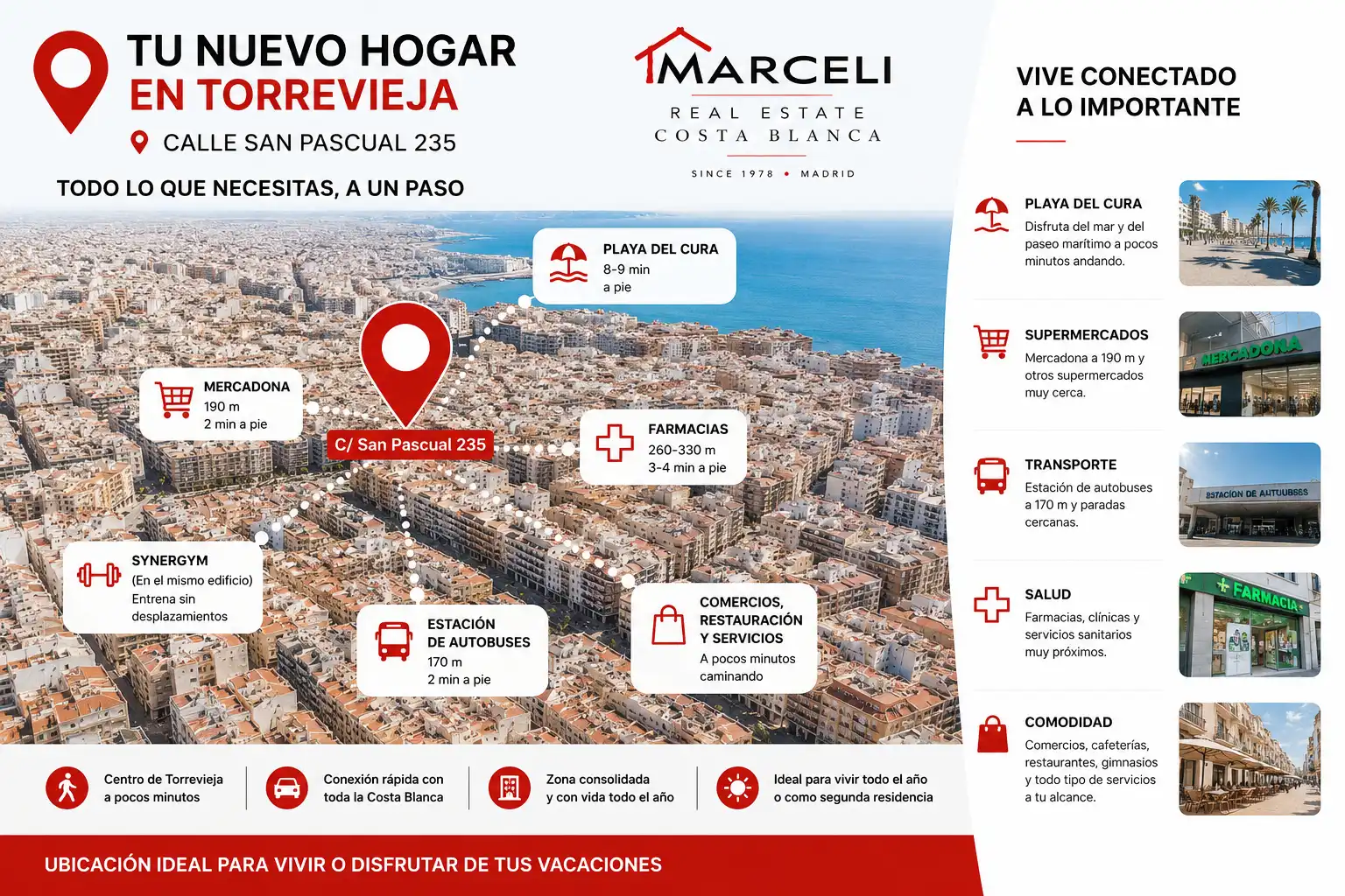 Vista exterior de Piso en venta en Torrevieja con Aire acondicionado, Calefacción y Terraza